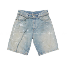아크네 스튜디오 루즈 핏 데님 쇼츠 라이트 블루