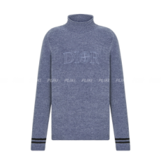 디올 & 스톤 아일랜드 퍼플 테크니컬 저지 스웨터