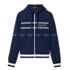 구찌 테크니컬 저지 후드 스웨트 셔츠