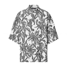 루이비통 멀티 버튼홀 쇼트 슬리브드 파자마 셔츠