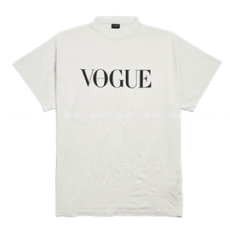 발렌시아가  보그 오버사이즈 티셔츠 페이드