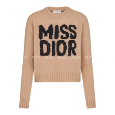 디올 페일 핑크 캐시미어 실크 니트