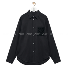 로에베 코튼 셔츠 블랙