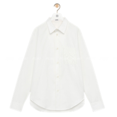 로에베 코튼 셔츠 화이트