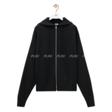 애너그램 집업 울 후디