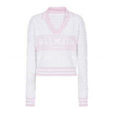 발망 모노그램 디테일 니트 폴로셔츠