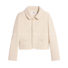 셀린느 캐시미어 트위드 베르누이 재킷