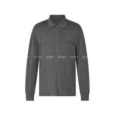 루이비통 코튼 니트 오버셔츠 1AFANM