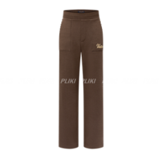 루이비통 엠브로이더드 코튼 드로스트링 팬츠