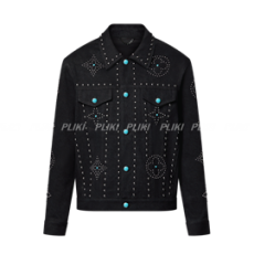 루이비통 엠브로이더드 데님 자켓