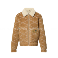 루이비통 엠브로이더드 시어링 워크웨어 블루종