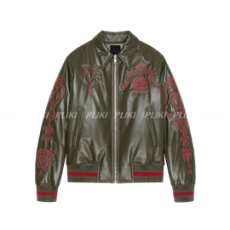 지방시 엠브로이더드 크레스트 봄버 자켓