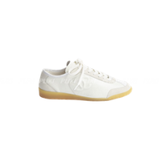 샤넬 벨벳 카프스킨 스니커즈 화이트