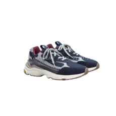 벨루티 스카이러닝 레더 & 나일론 스니커즈 나이트