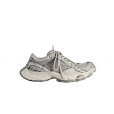 발렌시아가 스테이플러 스니커즈 베이지/그레이 & 실버