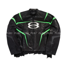 발렌시아가 유니티 스포츠 아이콘 레이서 자켓 블랙