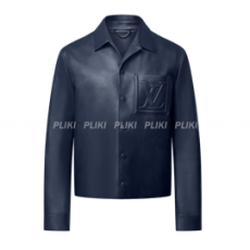 루이비통 시크 레더 3D 디테일 블루종