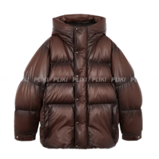 벨루티 파티나 레더 다운 재킷