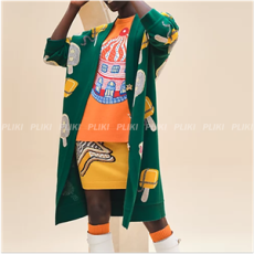 에르메스 퍼니 아이스크림 롱 가디건