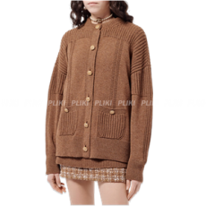 샤넬 캐시미어 브라운 가디건