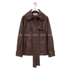 로에베 나파 램스킨 보우 재킷