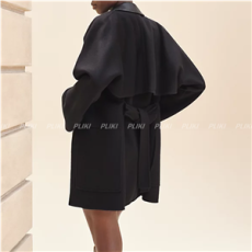 에르메스 캐시미어 코트 누아