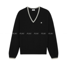 셀린느 트리옹프 V넥 스웨터