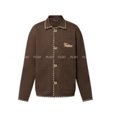 루이비통 엠브로이더드 코튼 워크웨어 재킷