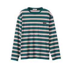 미우미우 롱 슬리브 코튼 저지 티셔츠