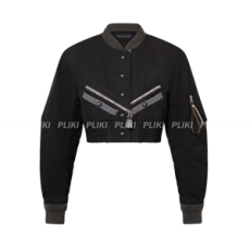 루이비통 크롭드 유틸리티 보머 재킷