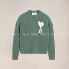 아미 오프 화이트 아미 드 꾀흐 크루 넥 스웨터  앤틱 클레이