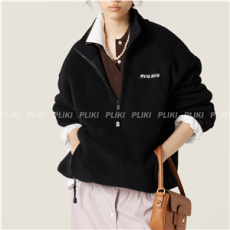 미우미우 플리스 스웨트셔츠