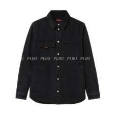 구찌 자수 데님 셔츠