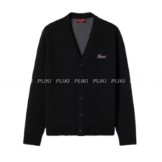 구찌 엠브로이더드 구찌 울 가디건