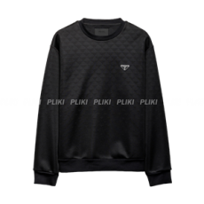 프라다 테크니컬 패브릭 스웨트셔츠