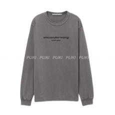 알렉산더 왕 글리터퍼프 로고 롱 슬리브