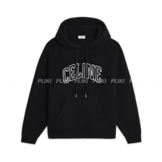 셀린느 리브드 울 후드 스웨터