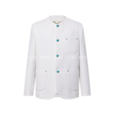 루이비통 시크 칼라리스 베이비 라마 앤 울 블렌드 재킷