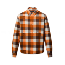 루이비통 버튼 다운 롱 슬리브드 플란넬 셔츠