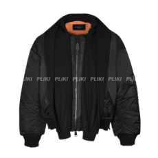 발렌시아가 나일론 미디엄 플리스 봄버