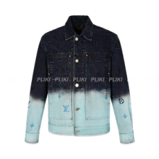 루이비통 엠브로이더드 데님 블루종