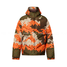 루이비통 프린티드 푸퍼 재킷