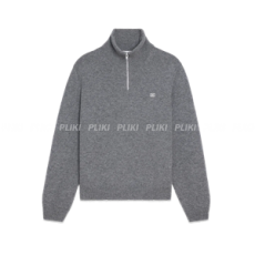 셀린느 트리옹프 트러커 스웨터 울 캐시미어 그레이