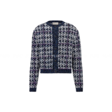 디올 테크니컬 자카드 가디건