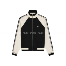 셀린느 트랙수트 재킷 - 더블 페이스 저지 블랙 에크루