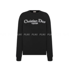 디올 Christian Dior Couture 스웨터 블랙 울 블렌드