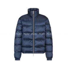디올 오블리크 다운 재킷 네이비 블루