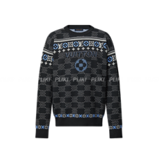 루이비통 자카드 울 풀오버