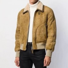 톰포드 스트랩 무스탕 자켓