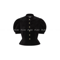 디올 피티드 반소매 재킷